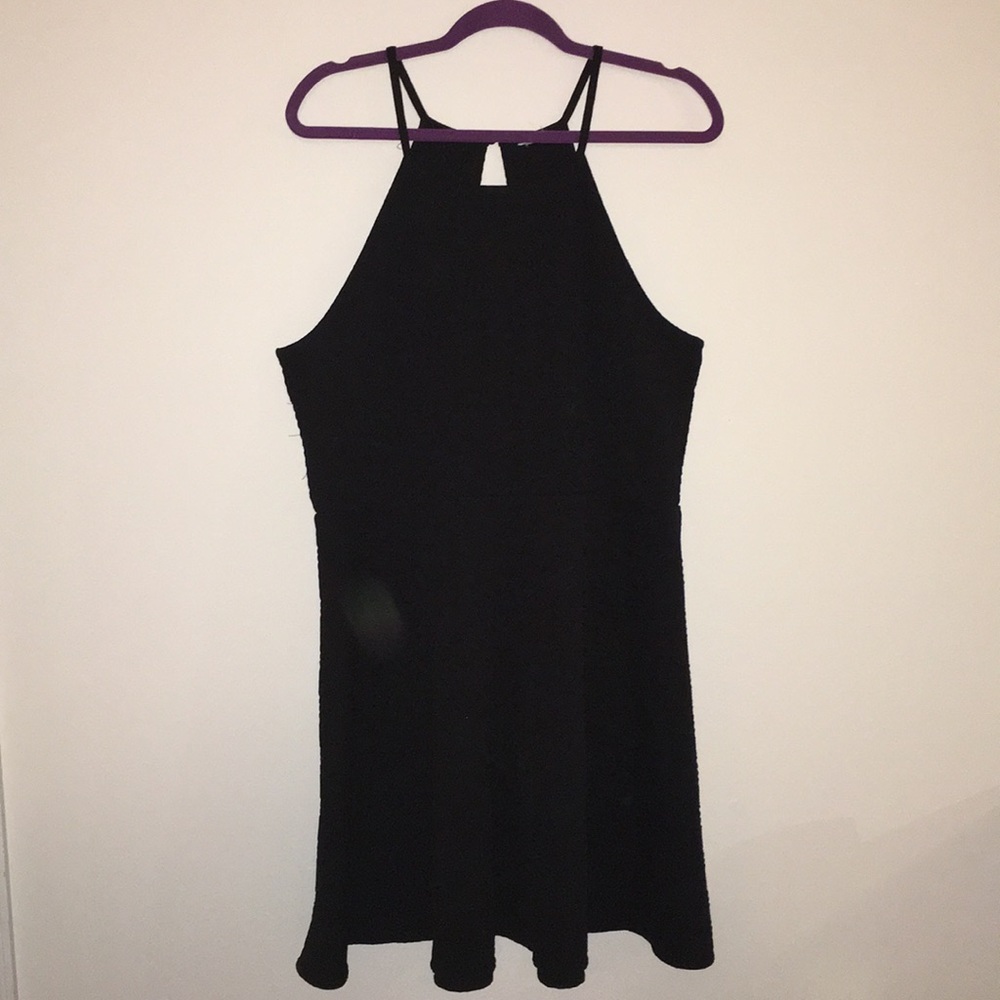 Black skater dress